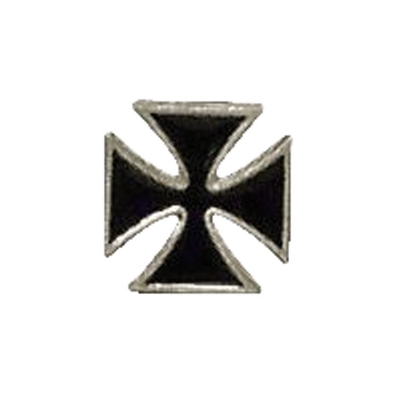 Krzyż maltański - mała przypinka motocyklowa / TOR 8099351