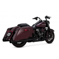 Czarne tłumiki Vance & Hines Torquer 450 SLIP-ON / Harley-Davidson Touring