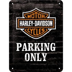 Szyld metalowy "Harley parking only"