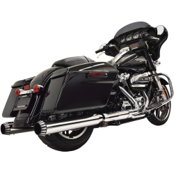 Tłumiki Bassani 4" QNT Quiet - wyciszony / Harley-Davidson Touring '17- / PE 18011445