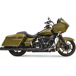 Czarne, proste tłumiki Bassani 4" DNT Harley-Davidson Touring '17- / PE 18011083