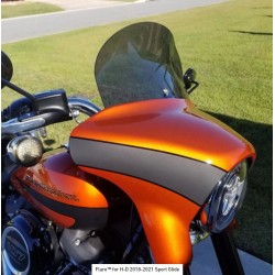 Ciemna motocyklowa szyba Flare 8" do Harley FLSB Sport Glide