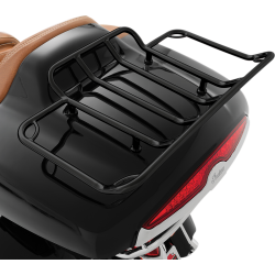 Czarny bagażnik na kufer centralny Indian Roadmaster, Yamaha Star Venture
