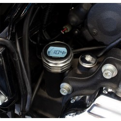 Srebrny elektroniczny wskaźnik   temperatury Harley-Davidson TC Touring 2007-2016 / PE 22120789
