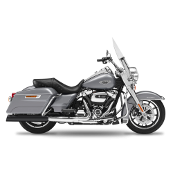 Czarne tłumiki z regulacją głośności KessTech Harley Touring 107" 2017-2020 / 170-1442-762