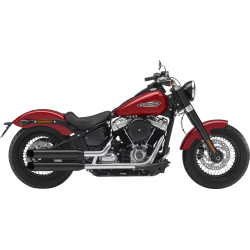 Czarne wydechy z regulacją głośności KessTech Harley Softail 107" FXST, FLSL 2021- / 210-2172-769