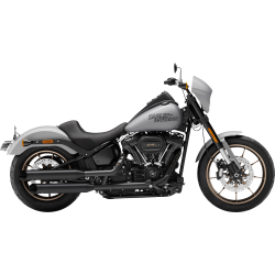 Czarne tłumiki z regulacją głośności KessTech Harley-Davidson Softail Low Rider S 114" , Low Rider ST 117" / 211-2172-769