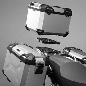 Aluminiowe kufry motocyklowe - niezbędny element podróży motocyklowej