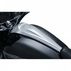 Chromowany korek wlewu paliwa typu Pop-Up na bak motocykla Harley Davidson / KY-7178 - na motocyklu