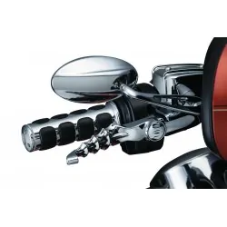 Motocyklowe manetki Iso Grips prążki Harley Davidson / prawa manetka
