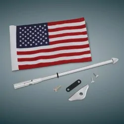 Chromowany maszt z amerykańską flagą 3 Honda Gold Wing 2018 - / BB 52-965