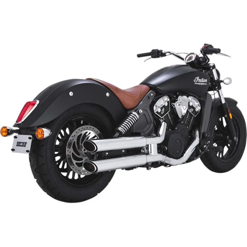 Tłumiki Vance & Hines Twin Slash Staggered 3" Indian Scout 2015- / V18623