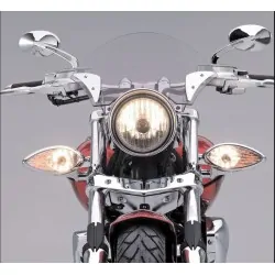 Uniwersalne lampy do lightbarów/drogowe z kierunkowskazami / STR-5C735-10  na motocyklu