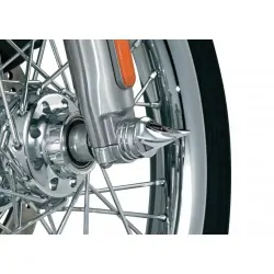 Chromowane kolce na śruby osi motocykla / KY-1217 - na motocyklu