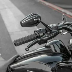 Czarne manetki Arlen Ness AirTrax Harley-Davidson rolgaz linkowy / ARLEN 07-350 moto1