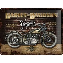 Ozdobny szyld "Harley-Davidson 1933 VLE" 30 cm x 40 cm