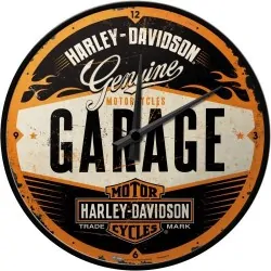 Zegar ścienny "Harley-Davidson garage"