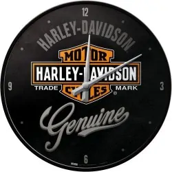 Ścienny zegar "Genuine Harley-Davidson"
