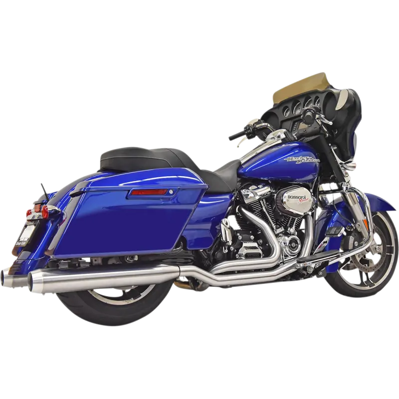 Układ wydechowy ze stali nierdzewnej Bassani True Dual Harley Touring '17- / PE 18002474
