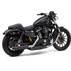 Czarne tłumiki motocyklowe Cobra Neighbor Hater 3" Harley Sportster XL '14- / COBRA 6086RB