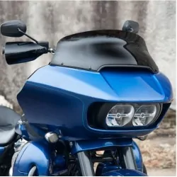 Czarna nieprzejrzysta szyba motocyklowa spoiler 5.5" do Harley FLTR od 2015