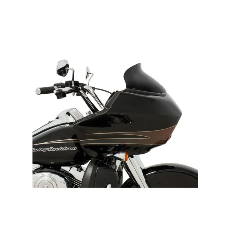 Czarna nieprzejrzysta szyba motocyklowa spoiler 5.5" do '99-'13 Harley Road Glide