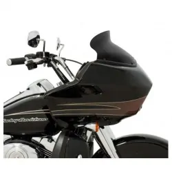Czarna nieprzejrzysta szyba motocyklowa spoiler 6.5" do '99-'13 Harley Road Glide
