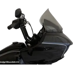 Czarna szyba motocyklowa Flare 12", H-D Glide FLTR, 2015-