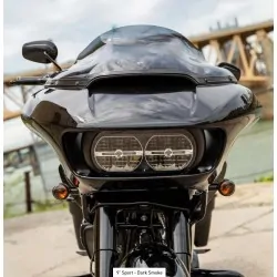Szyba motocyklowa Sport Flare 9" ciemna,  Harley-Davidson Road Glide 2015-