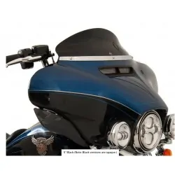 Szyba motocyklowa  Flare 5", czarna do Harley Touring FLH od 2014 -