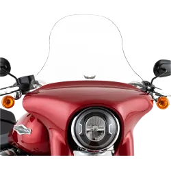 Motocyklowa szyba 35.5 cm (14") do Harley FLSB Sport Glide, zamontowana