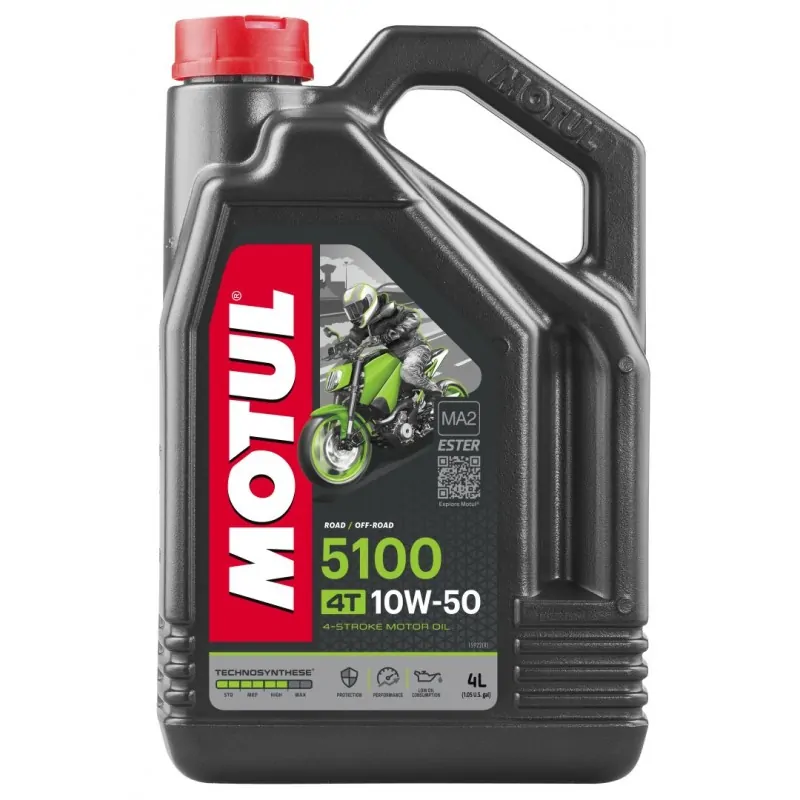 Motocyklowy olej silnikowy Motul 5100 4T 10W50 - 4 litry