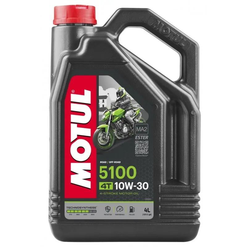 Motocyklowy olej silnikowy Motul 5100 4T 10W30 - 4 litry