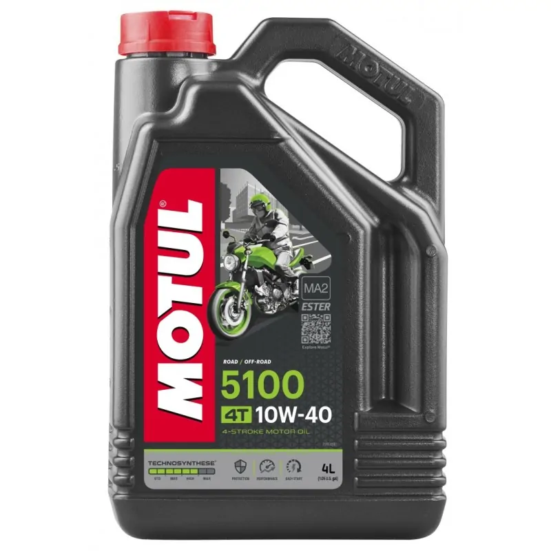 Motocyklowy olej silnikowy Motul 5100 4T 10W40 - 4 litry