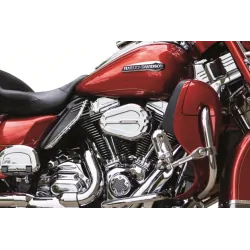 Chromowana osłona skrzyni biegów, '09-'16 Harley touring i trajki zamontowana