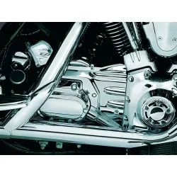 Osłona skrzyni biegów i przewodów olejowych, '02-'06 Harley touring , na motocyklu