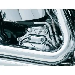 Chromowana osłona skrzyni biegów, '07-'17 Harley softail