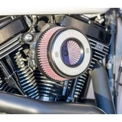 Filtr powietrza S&S Air Stinger, pierścień '01-'17 Harley, rolgaz linkowy / PE 10102960