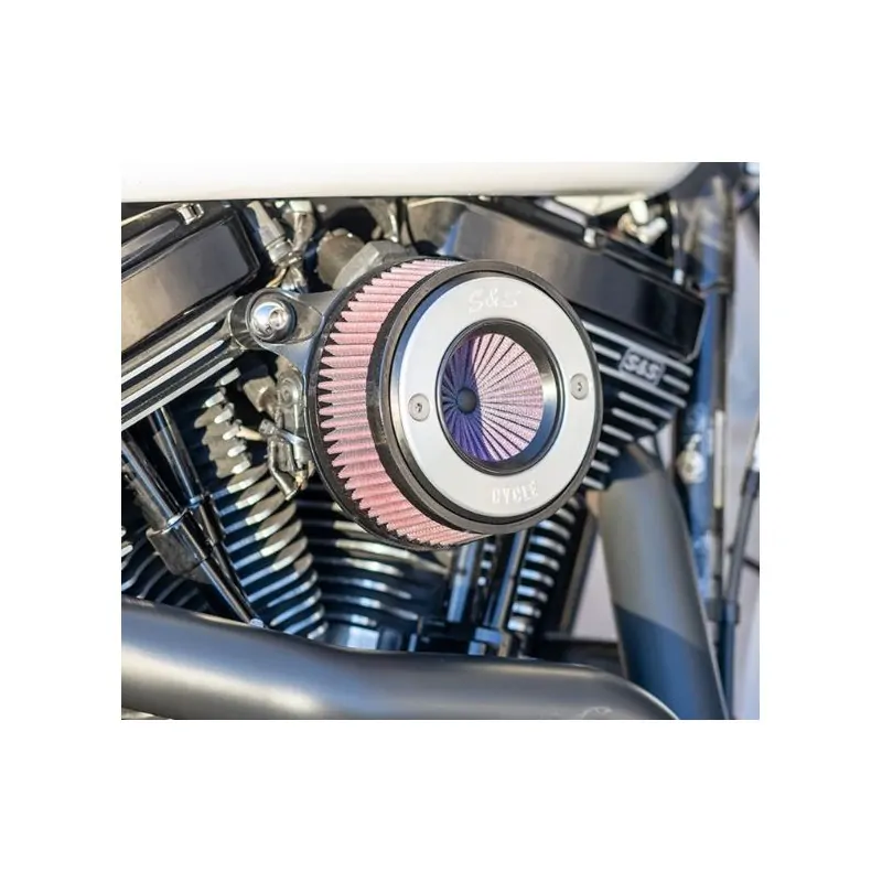 Filtr powietrza S&S Air Stinger, pierścień '01-'17 Harley, rolgaz linkowy / PE 10102960
