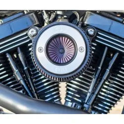 Filtr powietrza S&S Air Stinger, pierścień '01-'17 Harley-Davidson, rolgaz linkowy / PE 10102960