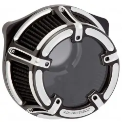 Frezowany filtr powietrza Arlen Ness Method, '01-'17 Harley rolgaz linkowy / ARLEN 18-962
