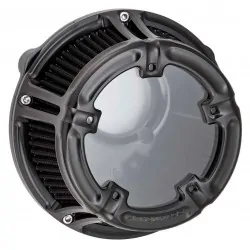 Czarny filtr powietrza Arlen Ness Method, '01-'17 Harley rolgaz linkowy / ARLEN 18-967