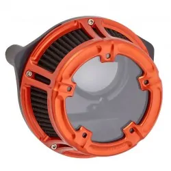 Pomarańczowy filtr powietrza Arlen Ness Method, '01-'17 Harley rolgaz linkowy / ARLEN 18-186