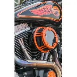 Filtr powietrza Arlen Ness Method pomarańczowy, Harley-Davidson Sportster  '91-  /ARLEN 18-187