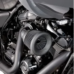 Czarny filtr powietrza Arlen Ness Velocity 90°, Harley-Davidson Milwaukee 8 / ARLEN 600-028