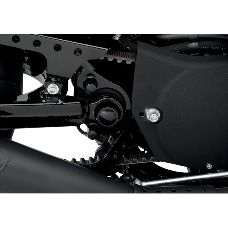 Czarne nakładki na śrubę wahacza Harley Sportster XL '04-'13 / PE 13030201