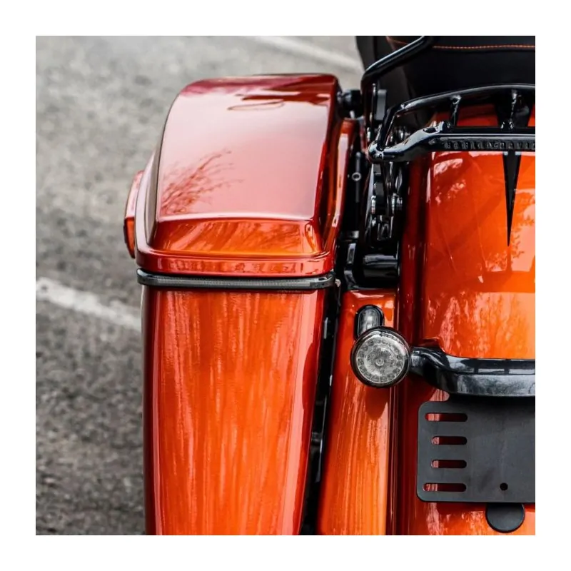 Nakładki na kufry ze światłem pozycyjnym i stop Harley Touring 2014- / PE 20402358