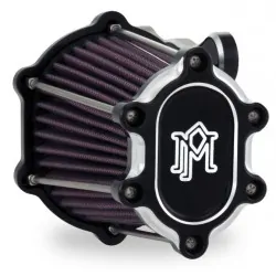 Czarny, stożkowy filtr powietrza PM Fast Air, Harley 08-17 Touring, Softail / PE 10100986