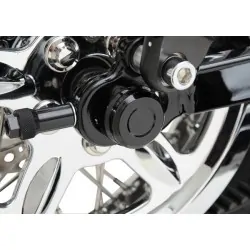 Czarne nasadki na śrubę osi tylnego koła 08-12 Harley -Davidson Sportster XL