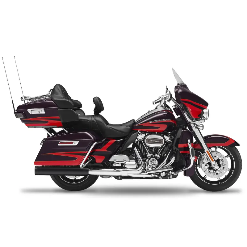 Czarne tłumiki z regulacją głośności KessTech Harley Touring 114" 2021- / 211-1442-769